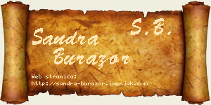 Sandra Burazor vizit kartica